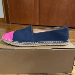 J. Crew colorblock canvas espadrilles - VGUC